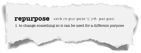 Repurpose Definition & Meaning .